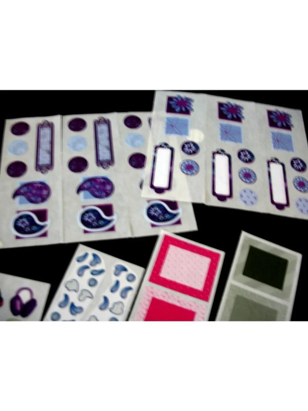 Creative Memories, 12x12 Winter Reflections 8 Sheets Paper Pack  NIP , Dance, +